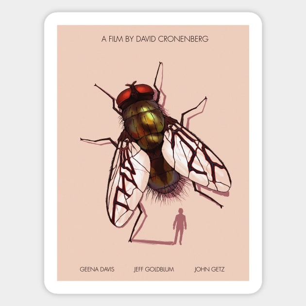 David Cronenberg's The Fly Sticker by deimos-remus